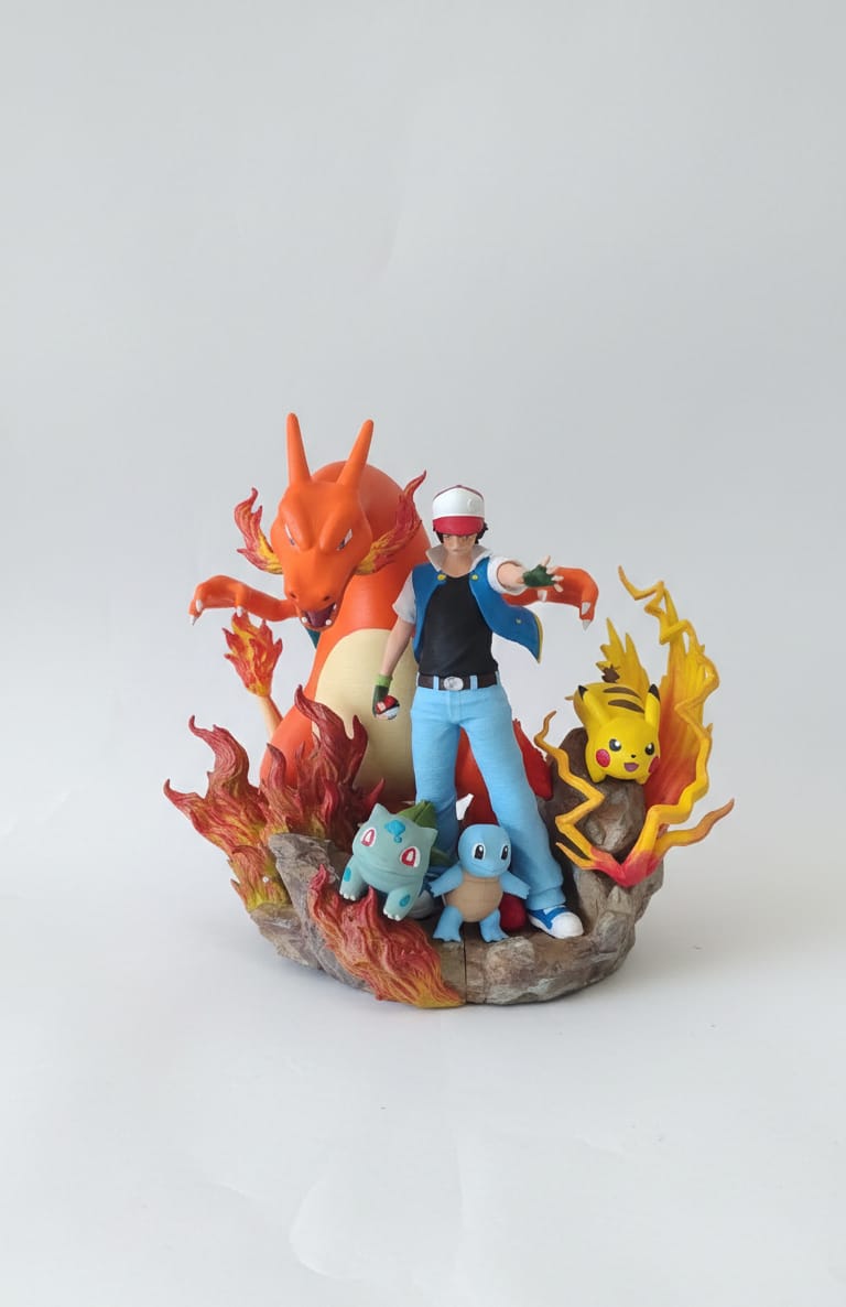 Pokemon Ash Ketchum Dioraması