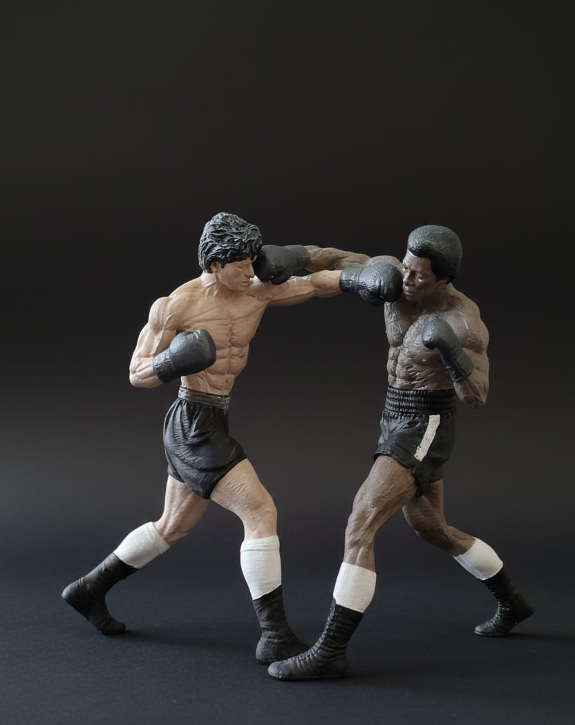 Rocky Balboa ve Apollo Dioraması küçük resim 6