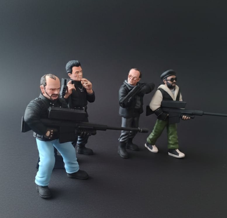 Robocop Detroit Çetesi Figür seti