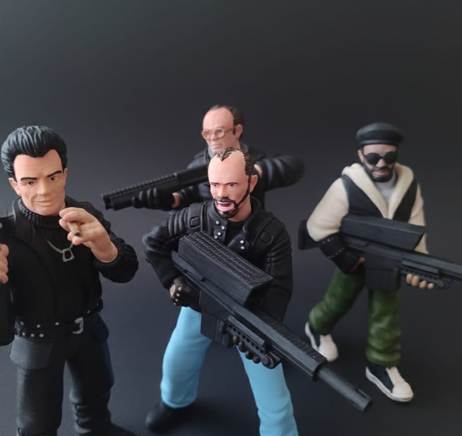 Robocop Detroit Çetesi Figür seti küçük resim 3