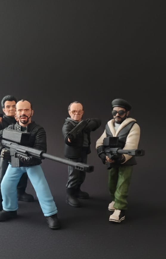 Robocop Detroit Çetesi Figür seti küçük resim 4