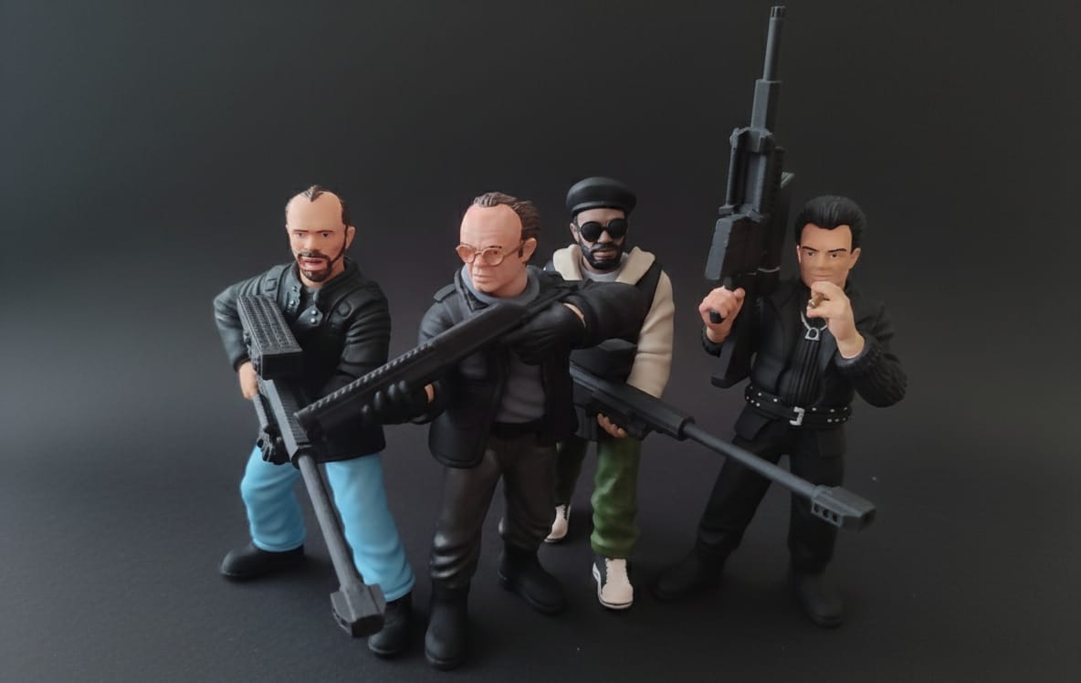 Robocop Detroit Çetesi Figür seti küçük resim 6