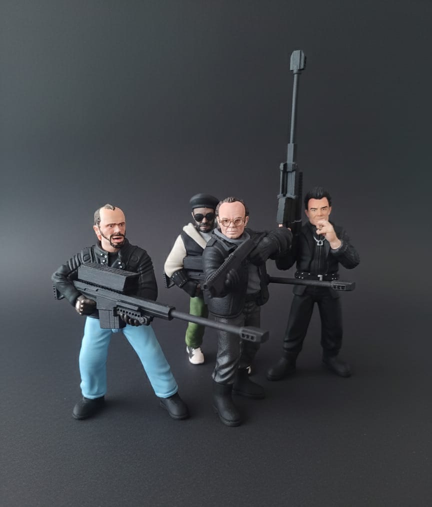 Robocop Detroit Çetesi Figür seti küçük resim 7