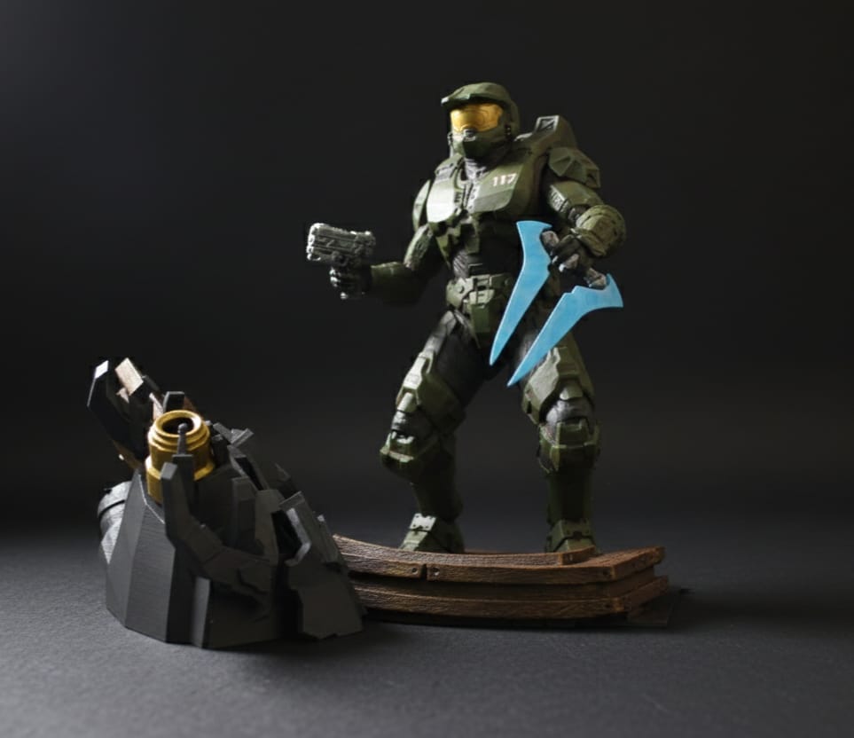 Master Chief \ Halo Figürü küçük resim 3