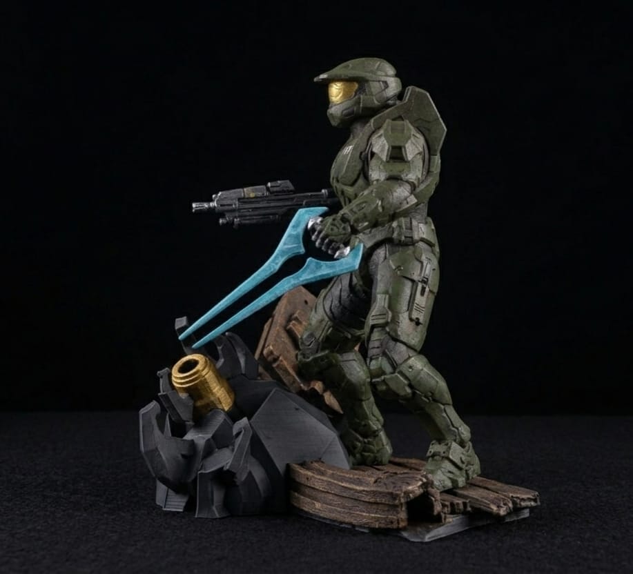 Master Chief \ Halo Figürü küçük resim 7