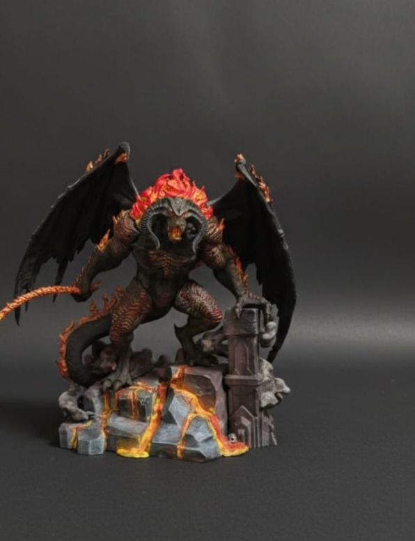 Lotr'dan Balrog Figürü küçük resim 6