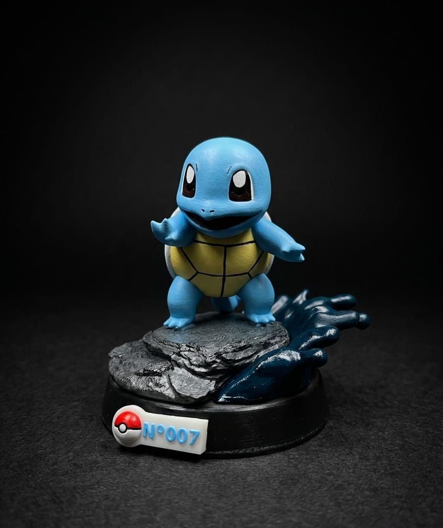 Pokemon Squirtle Figürü küçük resim 3