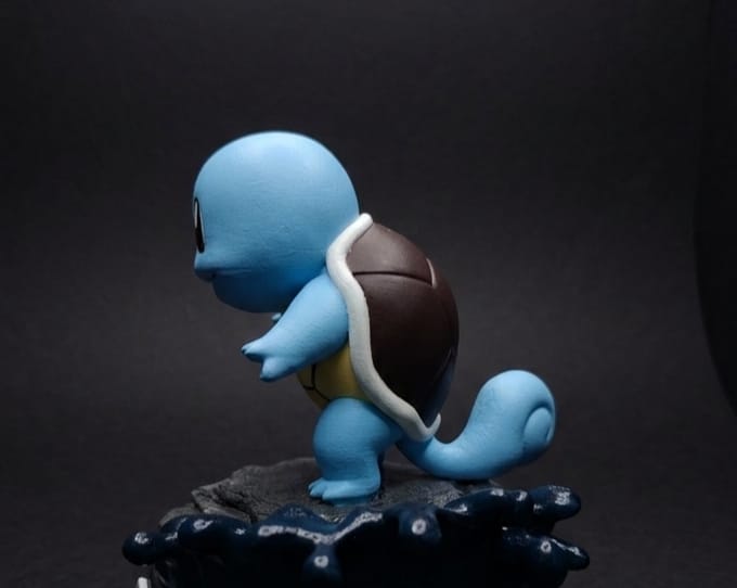 Pokemon Squirtle Figürü küçük resim 6