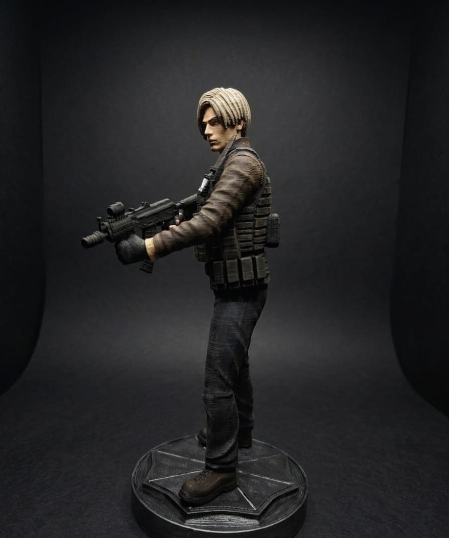 Resident Evil Leon S.Kennedy Figürü küçük resim 2
