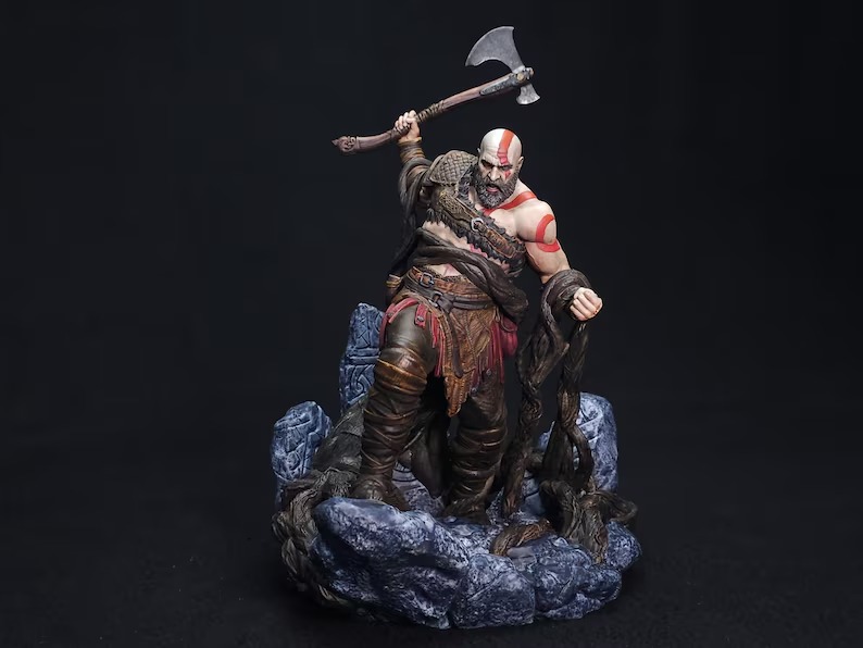 God of War Kratos Figürü küçük resim 4