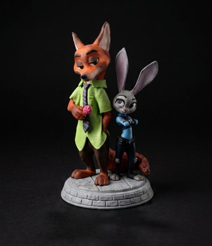 Zootopia'dan Nick ve Judy Figürü küçük resim 2