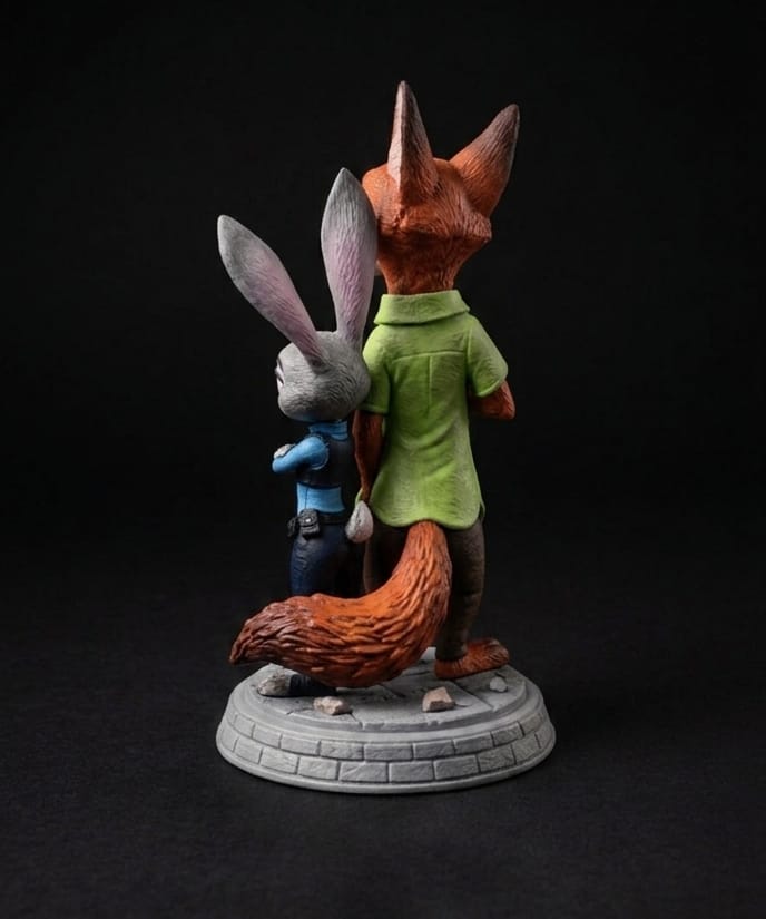 Zootopia'dan Nick ve Judy Figürü küçük resim 3