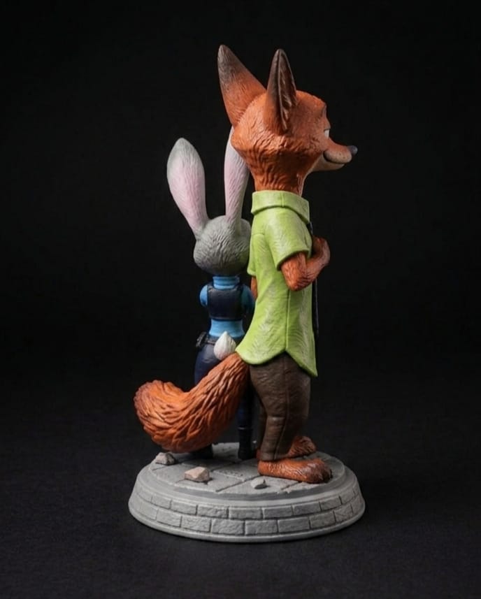 Zootopia'dan Nick ve Judy Figürü küçük resim 4