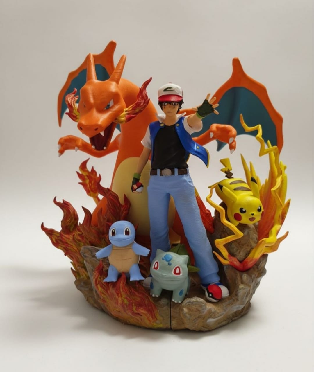 Pokemon Ash Ketchum Dioraması küçük resim 5