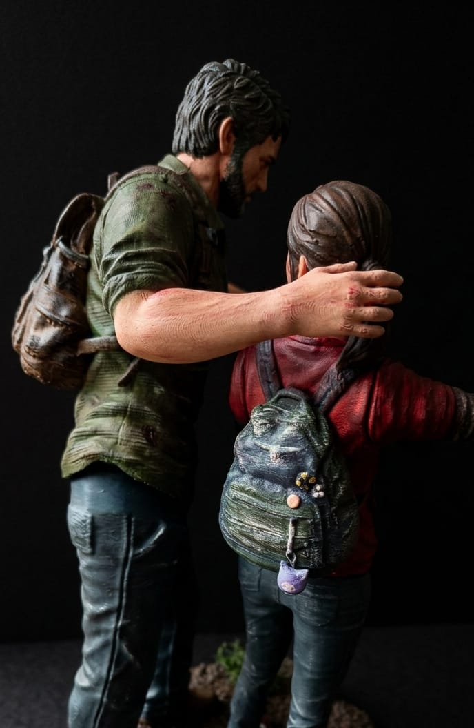 The last of Us Ellie ve Joel Diorama Figürü küçük resim 4