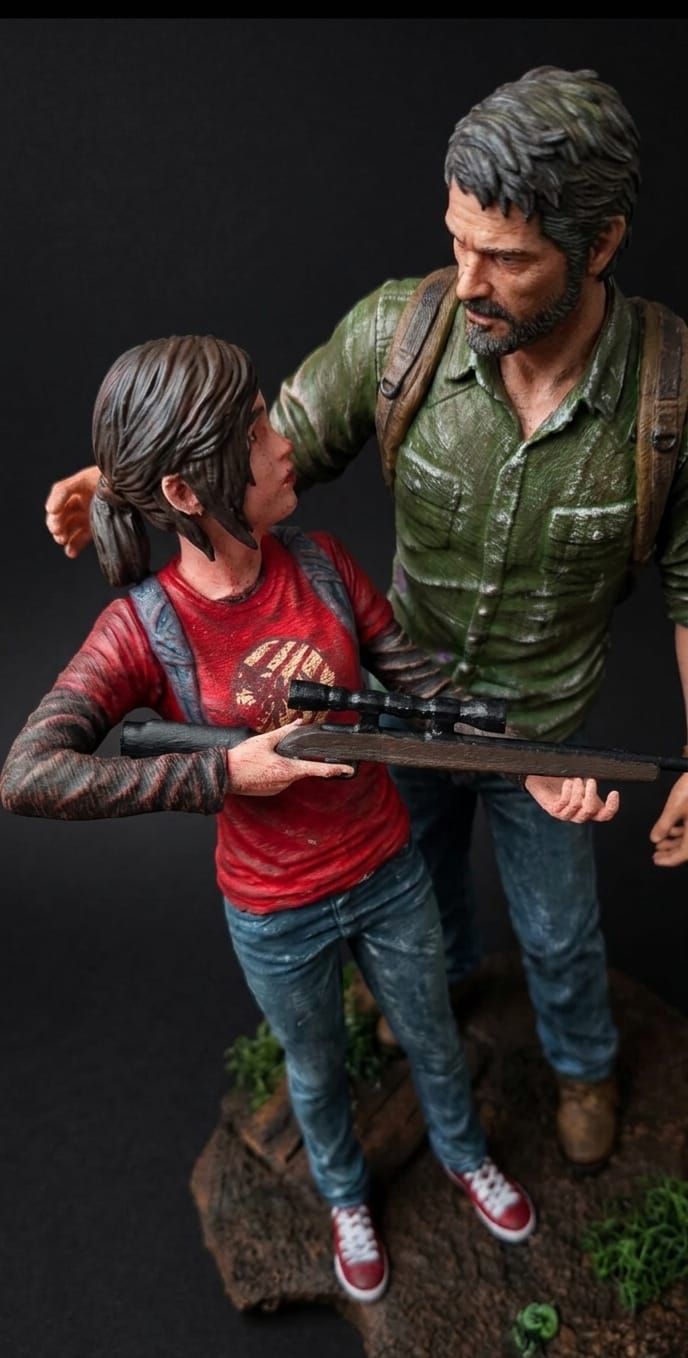 The last of Us Ellie ve Joel Diorama Figürü küçük resim 5