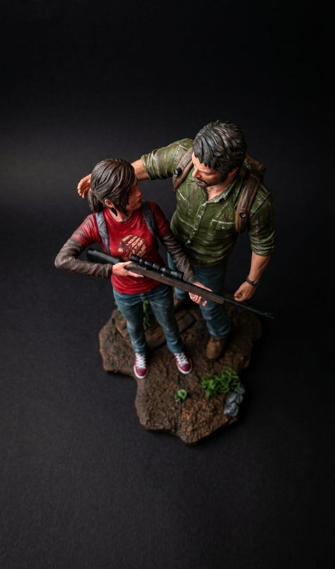 The last of Us Ellie ve Joel Diorama Figürü küçük resim 6