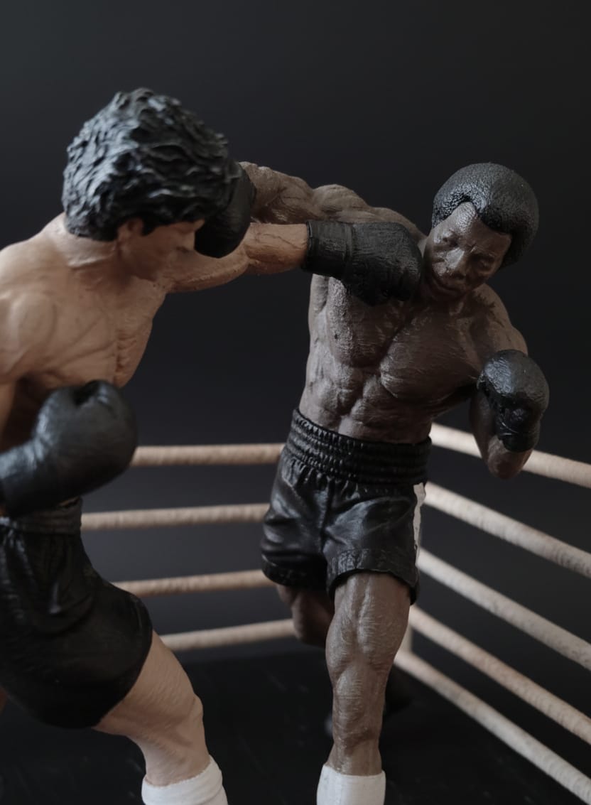 Rocky Balboa ve Apollo Dioraması  küçük resim 3