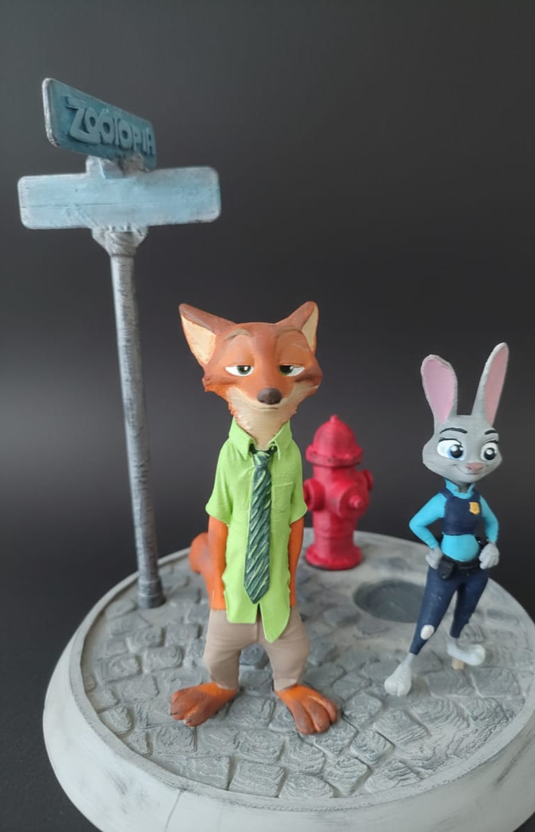 Zootopia'dan Nick ve Judy Figürü 2