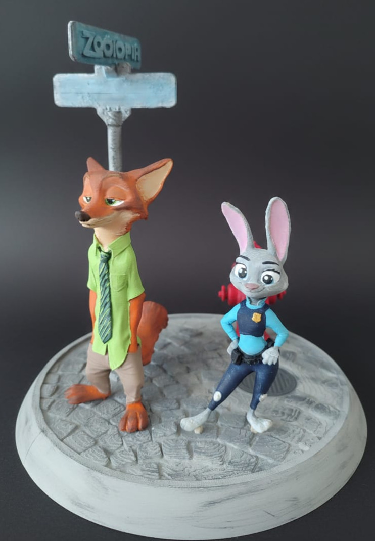Zootopia'dan Nick ve Judy Figürü 2 küçük resim 2