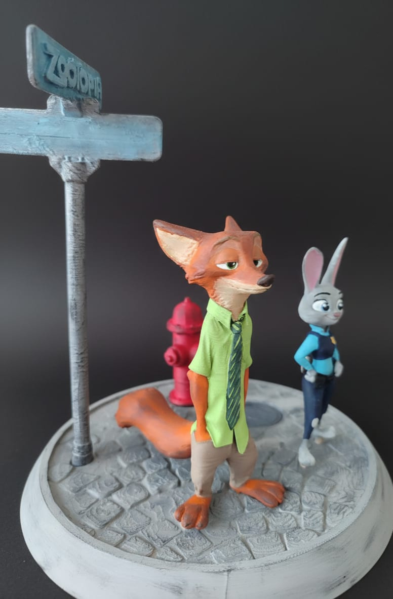Zootopia'dan Nick ve Judy Figürü 2 küçük resim 4