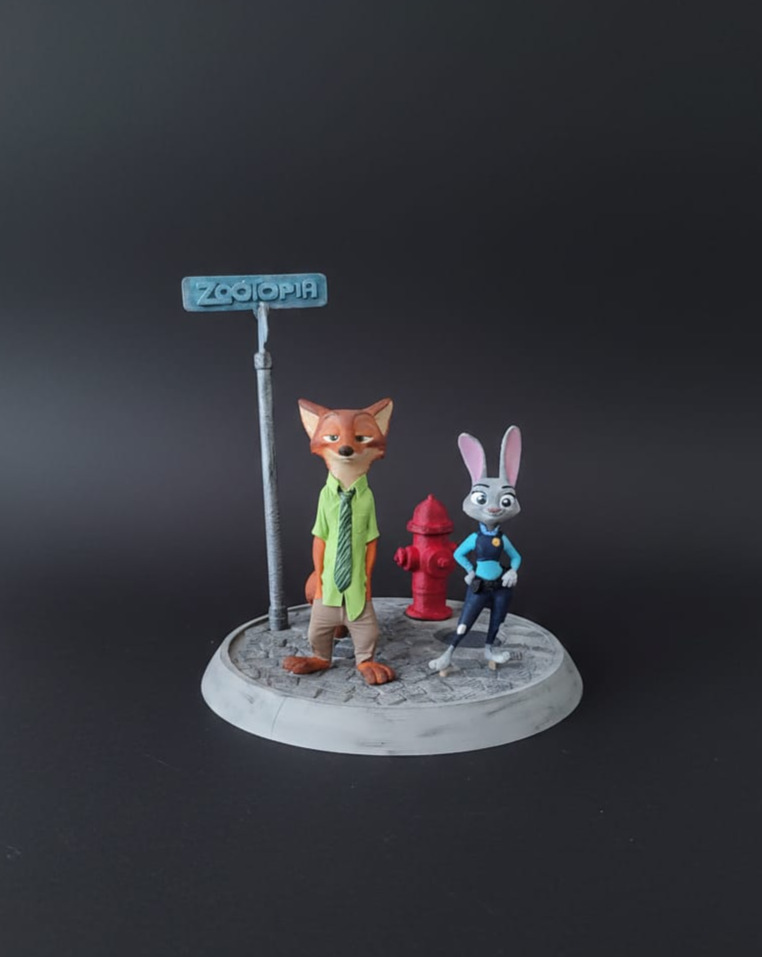 Zootopia'dan Nick ve Judy Figürü 2 küçük resim 6