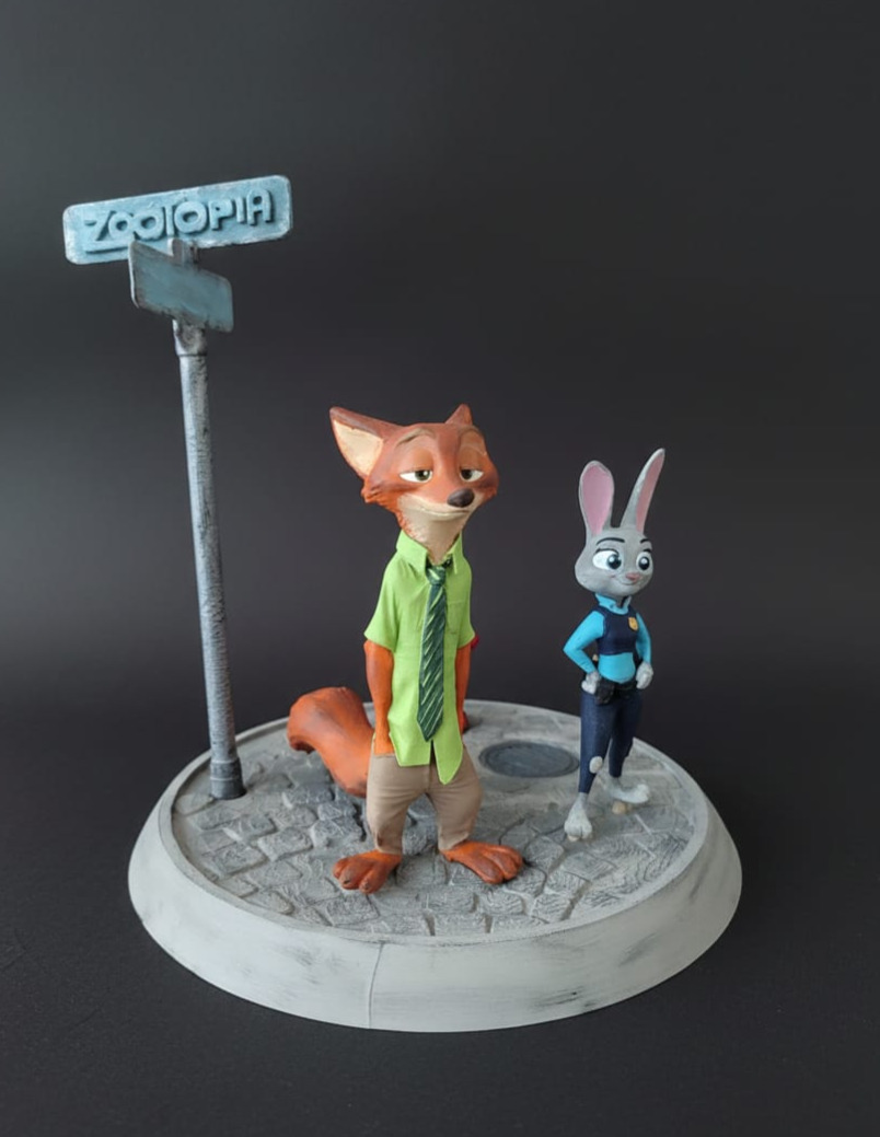 Zootopia'dan Nick ve Judy Figürü 2 küçük resim 8