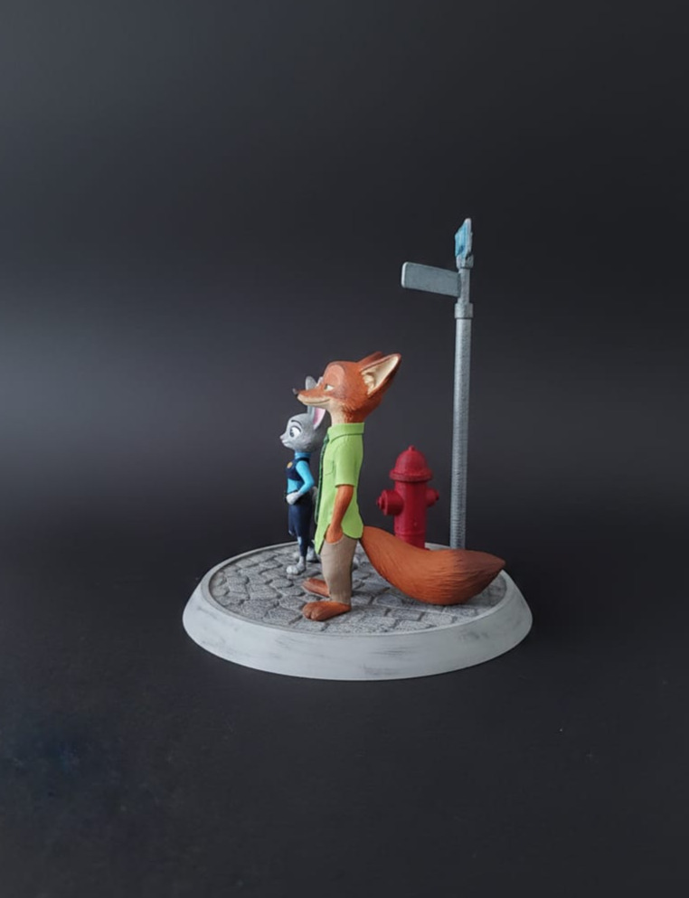 Zootopia'dan Nick ve Judy Figürü 2 küçük resim 9